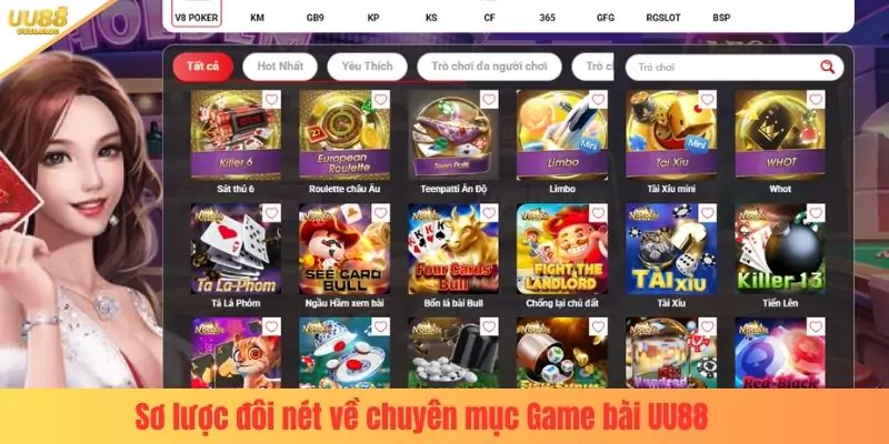 Sơ lược đôi nét về chuyên mục Game bài UU88